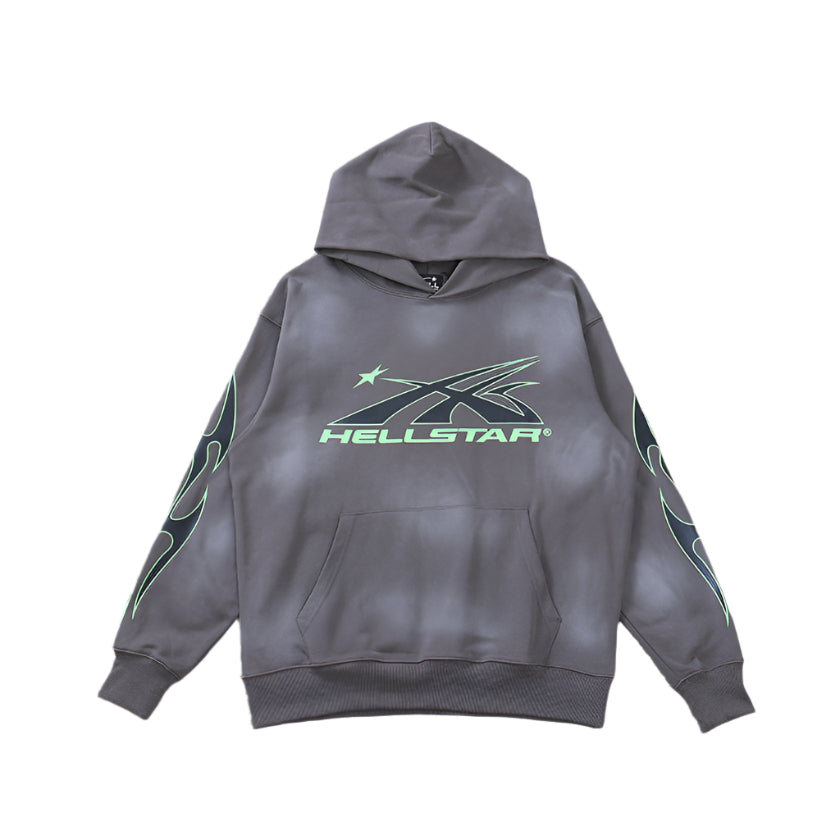 Hellstar "Sports" Grey Hoodie - Phantom Kicks