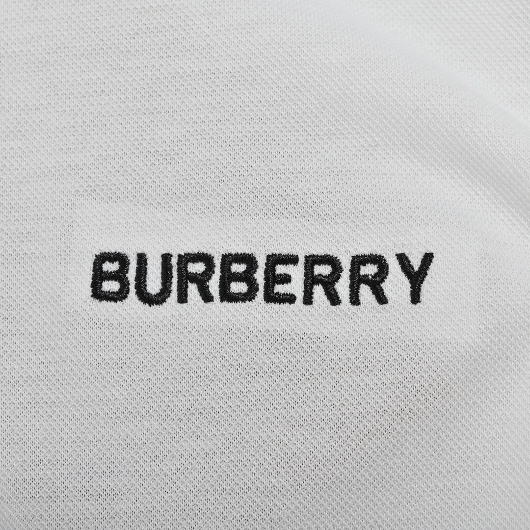 Burberry Striped Collar White Polo Shirt - Phantom Kicks