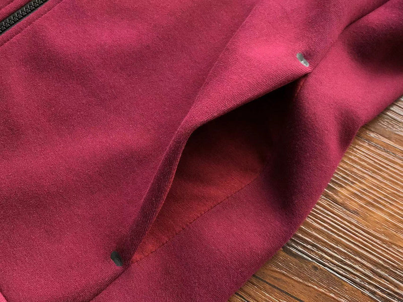 NIKE TECH FLEECE HOODIE x BURGUNDY - Phantom Kicks