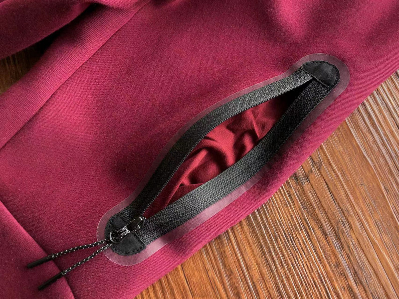 NIKE TECH FLEECE HOODIE x BURGUNDY - Phantom Kicks