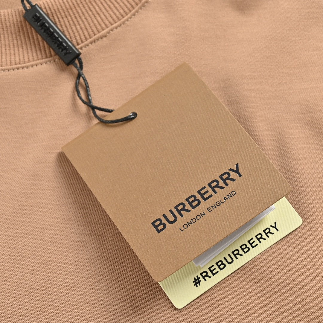 Burberry Beige T-Shirt with Graphic Text - Phantom Kicks