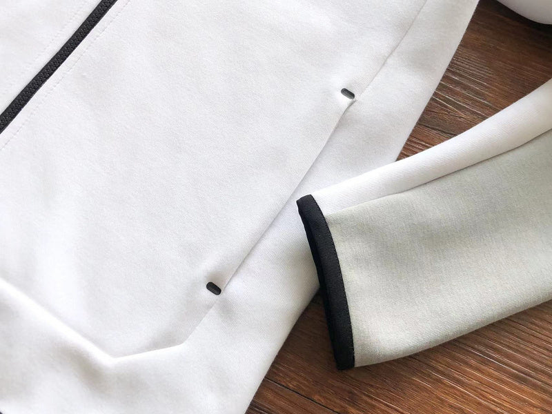 NIKE TECH FLEECE HOODIE x WHITE/GREY - Phantom Kicks
