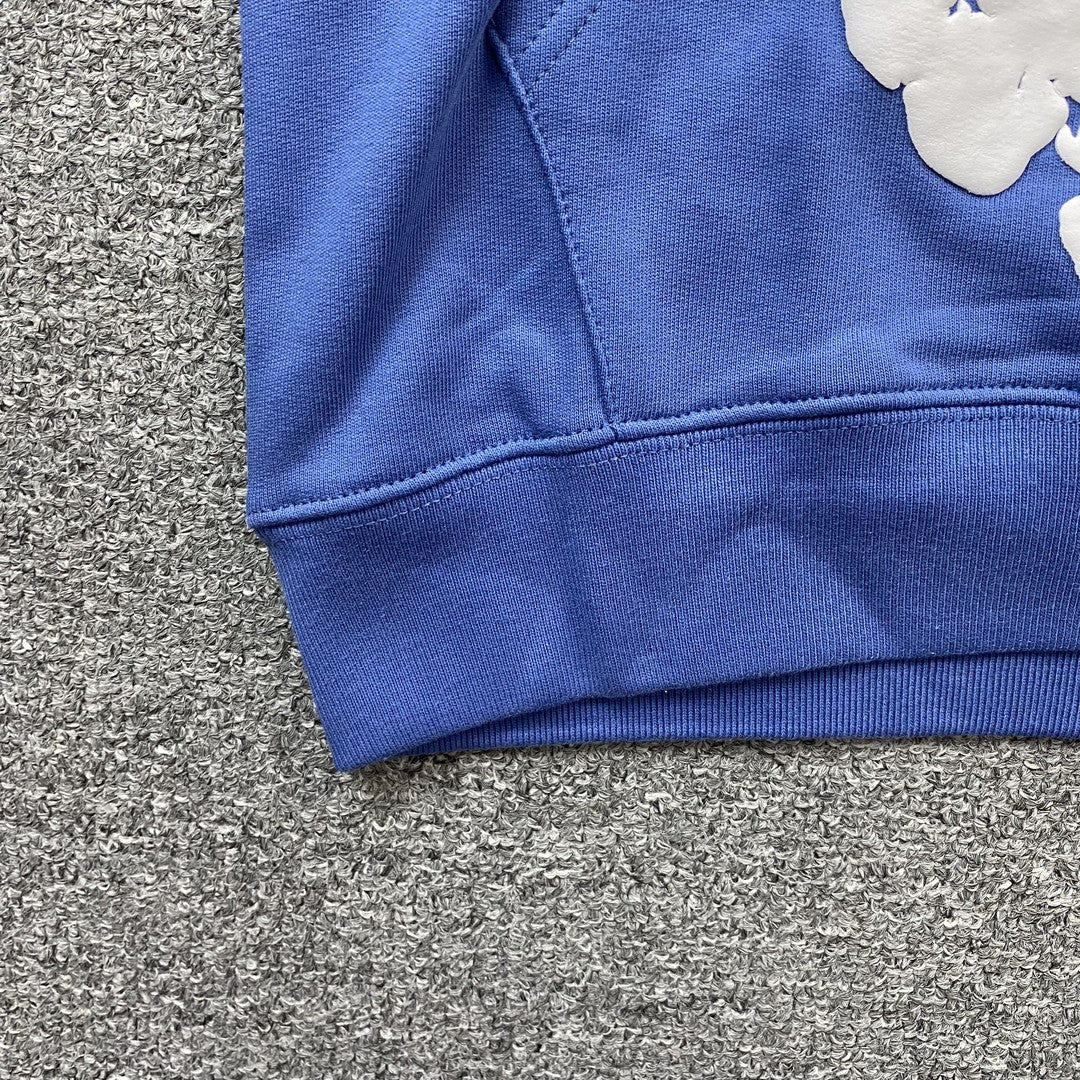 DENIM TEARS COTTON WREATH HOODIE BLUE - Phantom Kicks