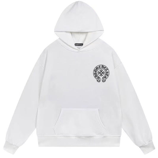 Chrome Hearts Classic Crewneck Sweatshirt in White/Black