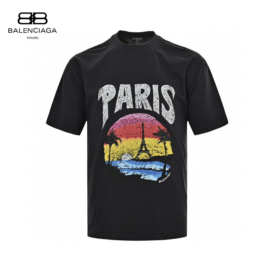Balenciaga Paris Graphic T-Shirt - Phantom Kicks