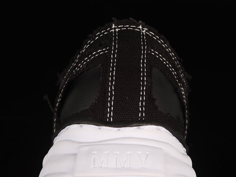 MAISON MIHARA YASUHIRO PETERSON OG SOLE CANVAS LOW BLACK - Phantom Kicks