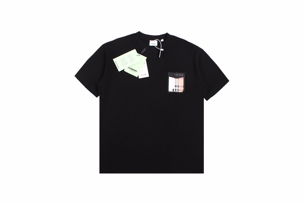 Burberry T-shirt with Check Pocket - Phantom Kicks