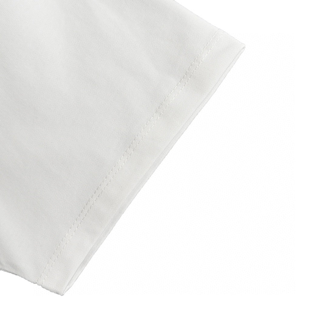 Gucci White T-Shirt with Blue Vertical Logo Patch - Phantom Kicks