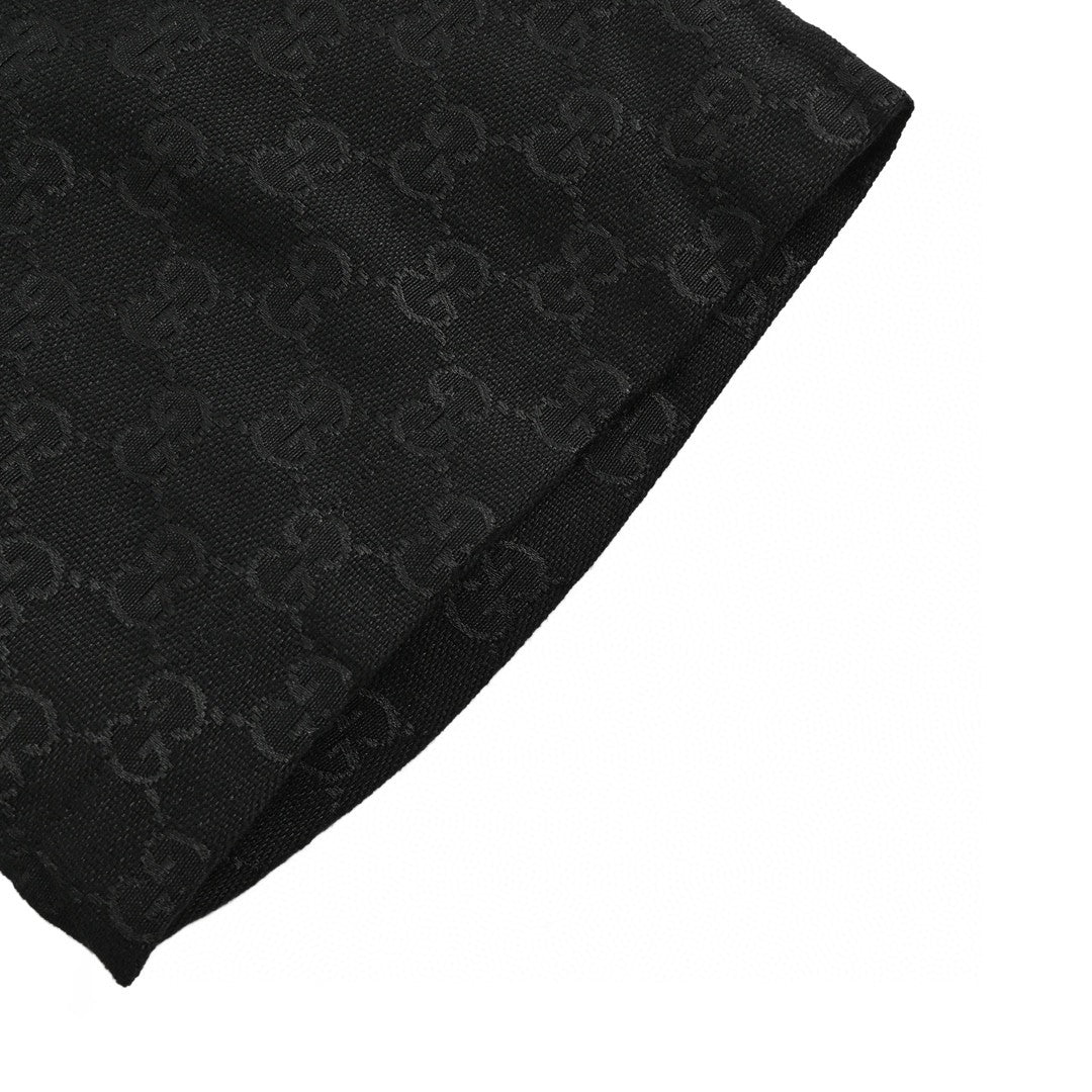 Gucci GG Monogram Black Short Sleeve Shirt - Phantom Kicks