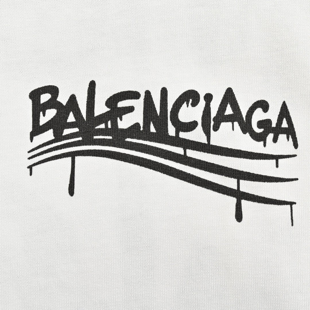 Balenciaga Paris T-Shirt (White) - Phantom Kicks