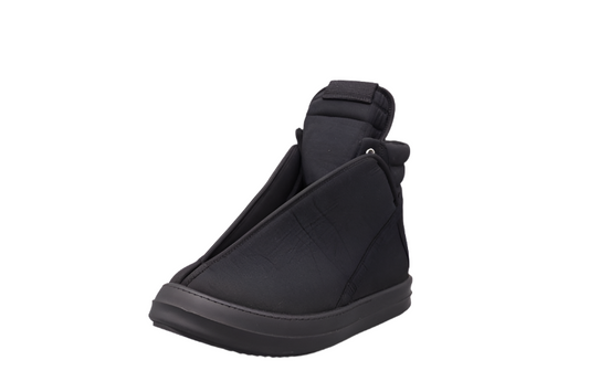 Rick Owens Black High-Top Wrap Sneakers - Phantom Kicks