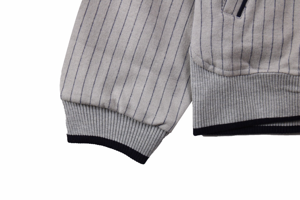 Dior Striped Bomber Jacket - Grey - Phantom Kicks