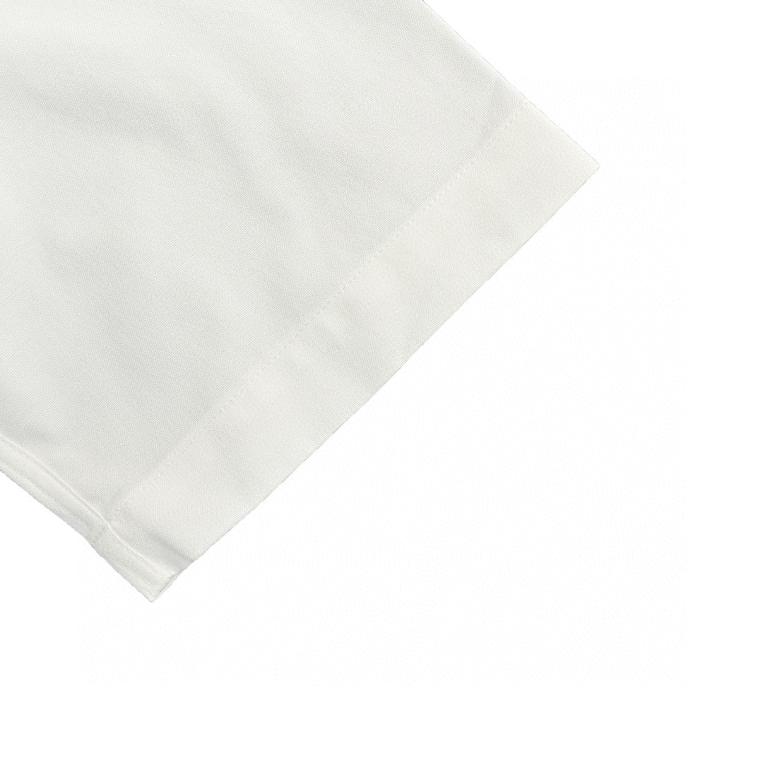 Dior Short Sleeve Button-Up Shirt (White) - Phantom Kicks