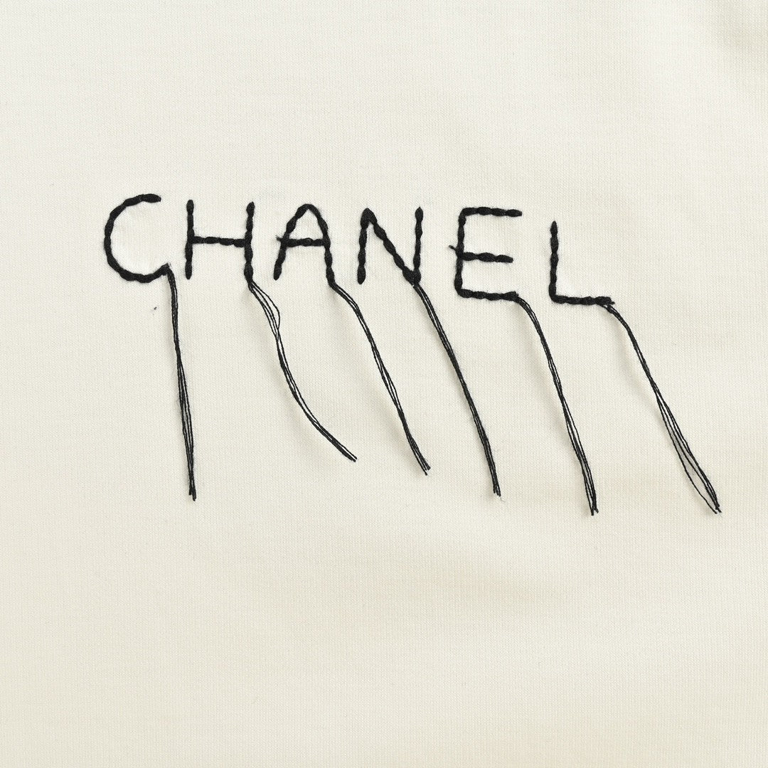Chanel Logo T-Shirt (White) - Phantom Kicks