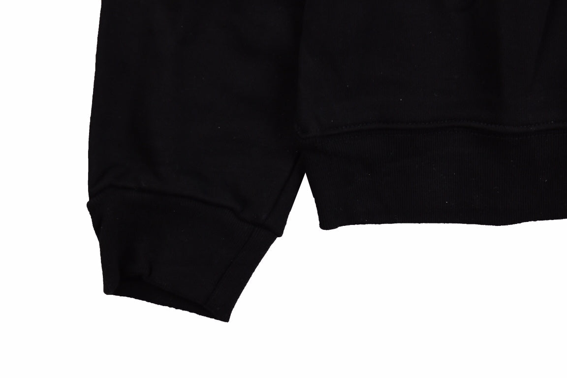 Burberry Black Hoodie with Logo Design - Phantom Kicks
