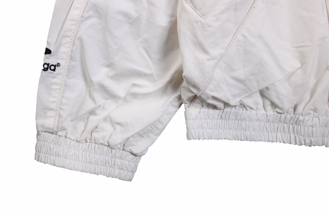 Balenciaga White Zip-Up Track Jacket - Phantom Kicks