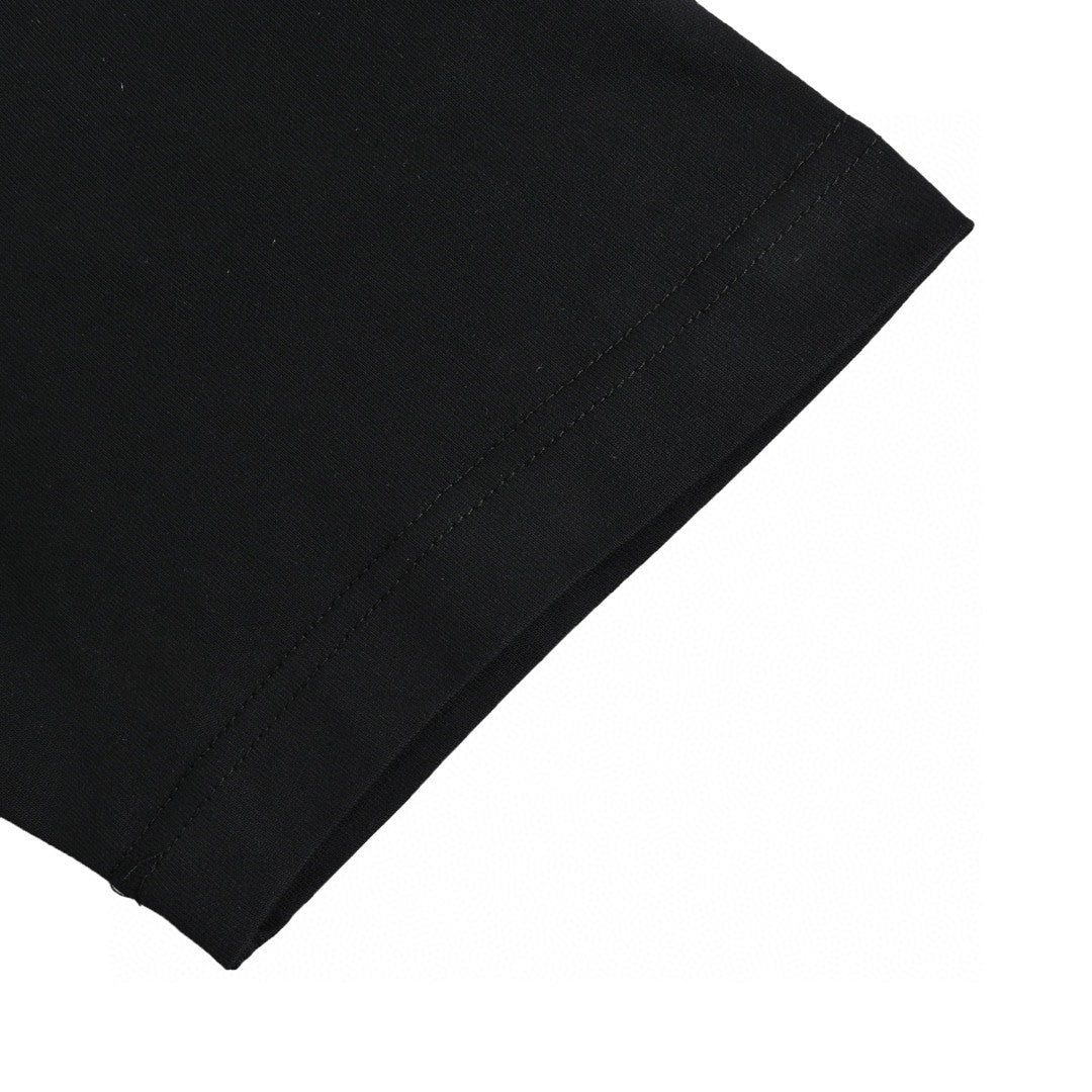 Burberry Black T-Shirt with Blue Equestrian Knight Logo - Phantom Kicks