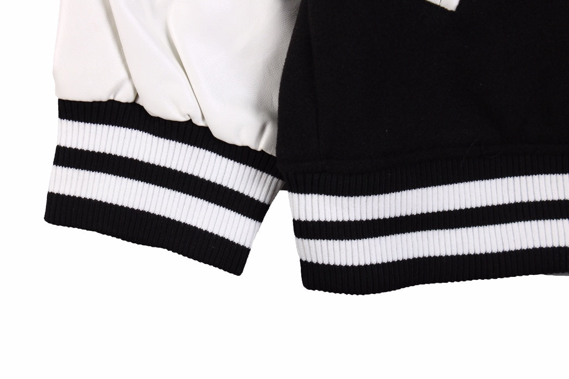 Burberry Varsity Jacket - Black and White - Phantom Kicks