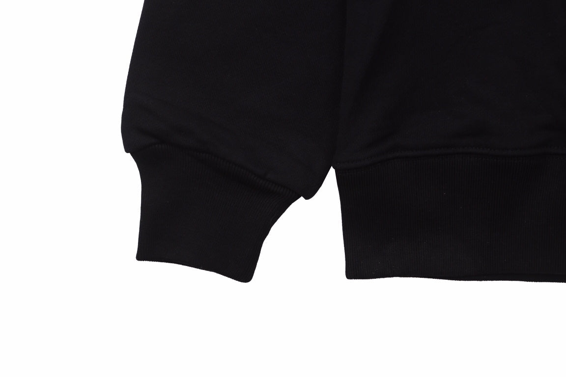 Burberry Black Hoodie with Logo Patch - Phantom Kicks