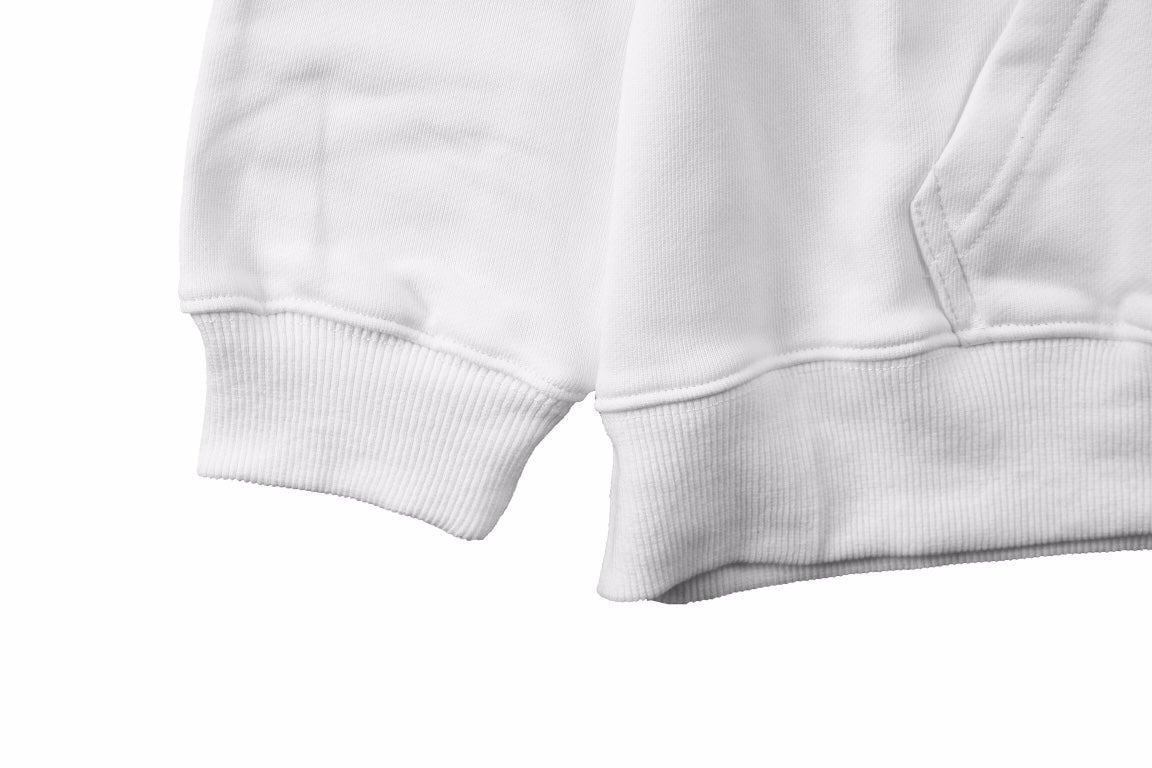 Dior White Hoodie with Bag Design - Phantom Kicks