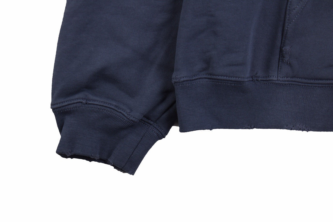 Balenciaga Paris Graffiti Hoodie - Blue - Phantom Kicks