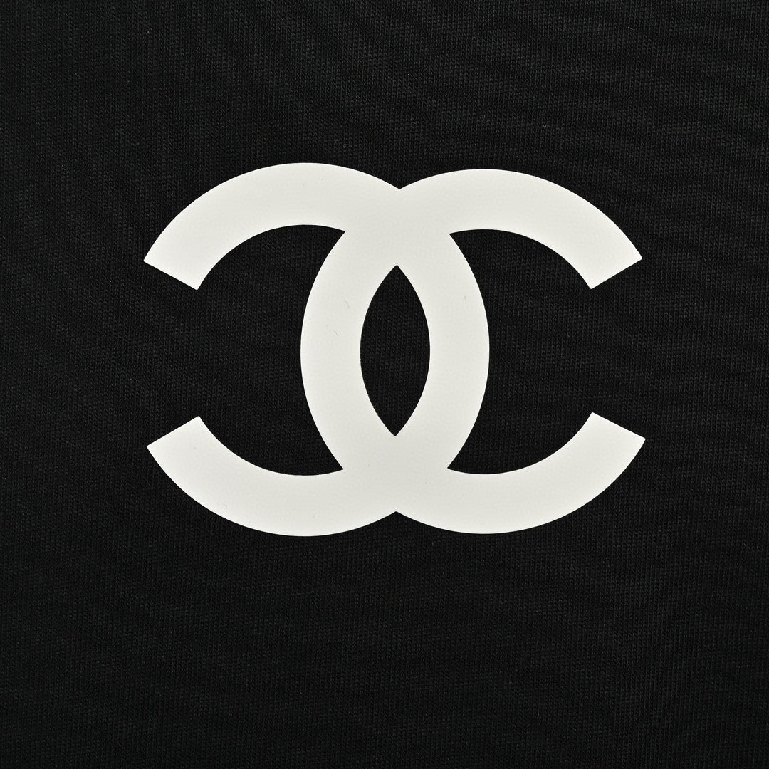 Chanel Double C Logo T-Shirt (Black) - Phantom Kicks