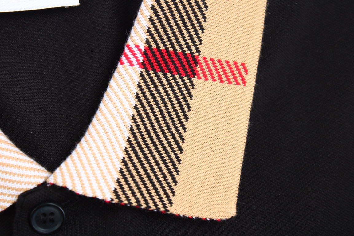 Burberry Polo Shirt (Black) - Phantom Kicks