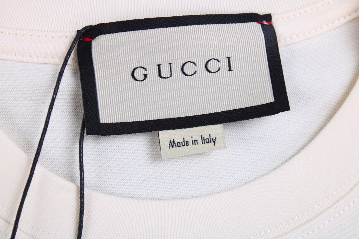 Gucci Lightning Logo T-Shirt (Cream) - Phantom Kicks