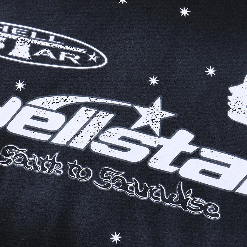 Hellstar "Path To Paradise" Black Hoodie - Phantom Kicks