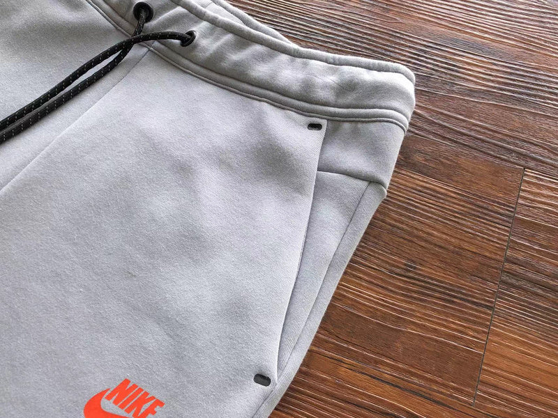 NIKE TECH FLEECE PANTS x WOLF GREY/AQUAMARINE/ORANGE - Phantom Kicks