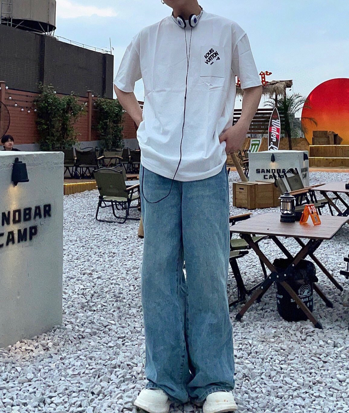 Burberry T-shirt with Check Pocket - Phantom Kicks