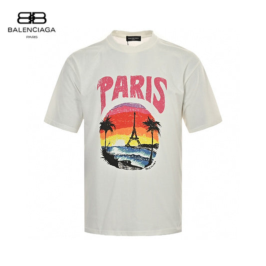 Balenciaga Paris Sunset T-Shirt - Phantom Kicks