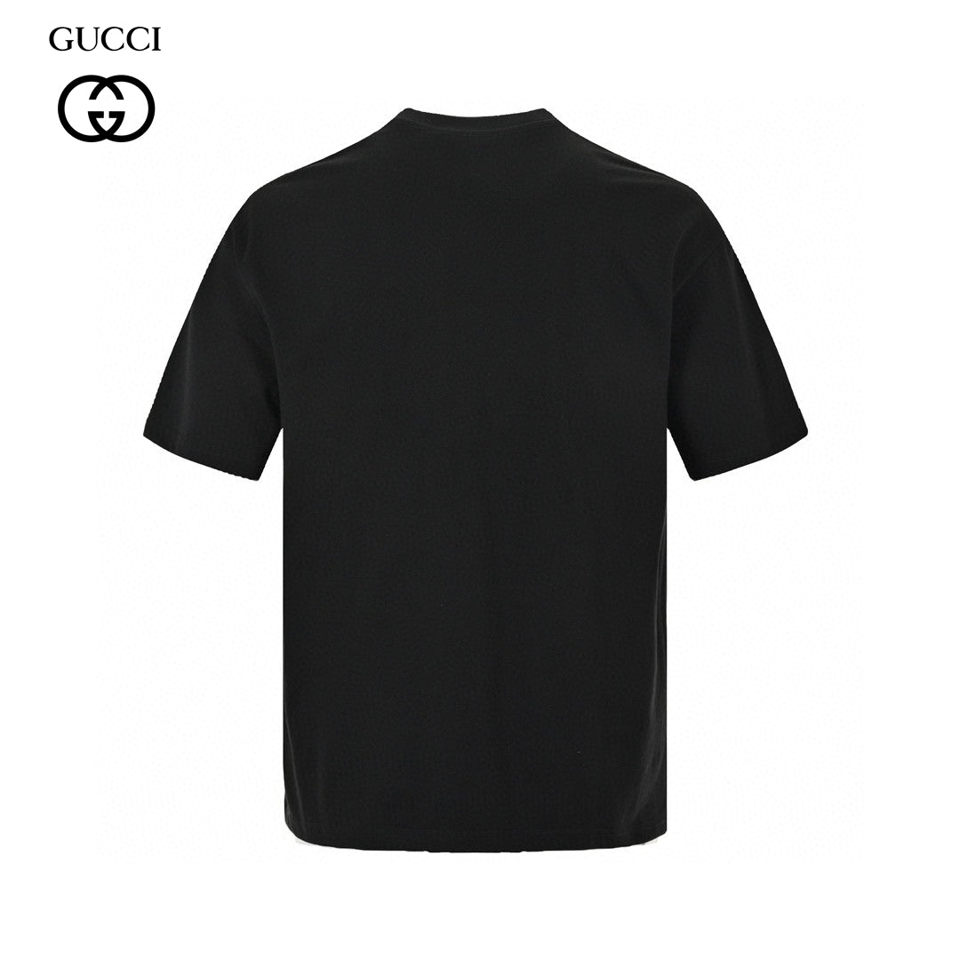 Gucci Black T-Shirt with Dinosaur Graphic - Phantom Kicks