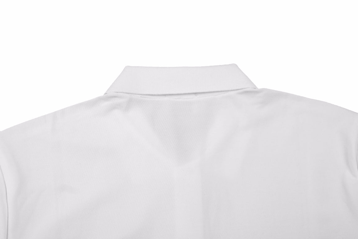 Burberry Embroidered Knight Polo - White - Phantom Kicks