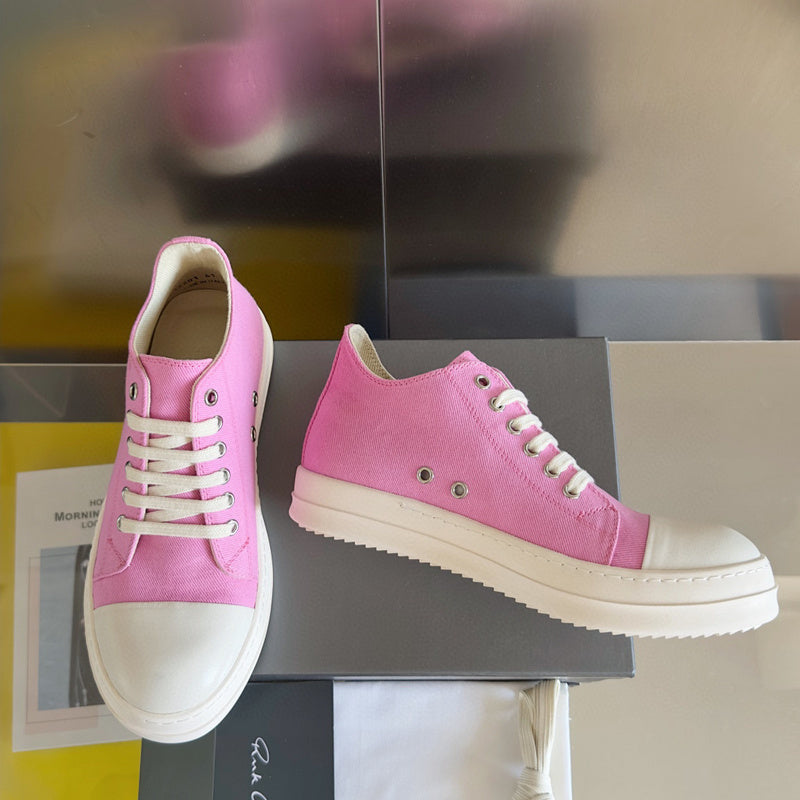 Rick Owens Pink Low-Top Sneakers - Phantom Kicks