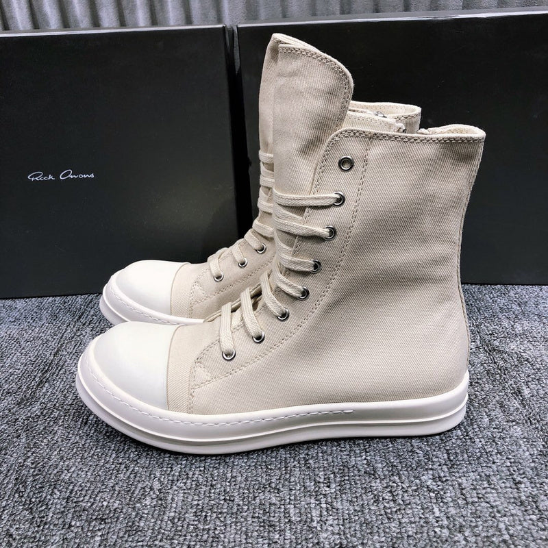 High-Top Canvas Sneakers - Phantom Kicks