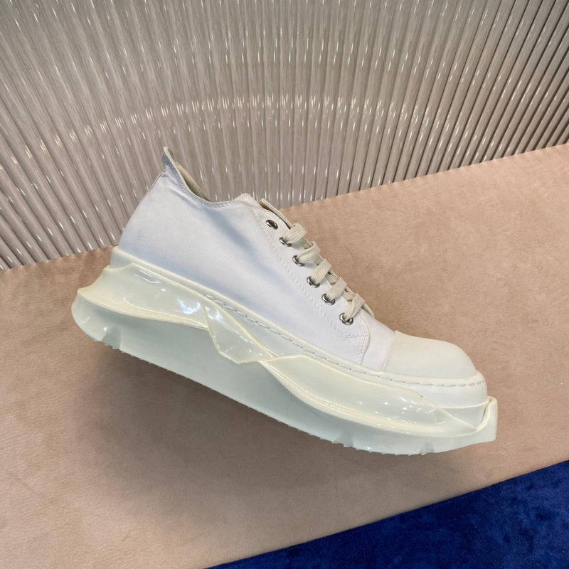 Rick Owens Low-Top Sneakers - All White - Phantom Kicks