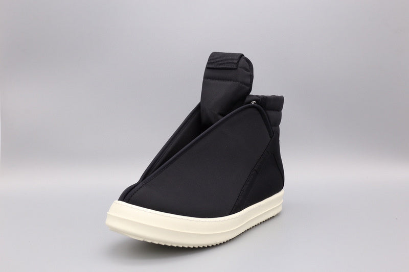 Rick Owens Black Wrap-Around High-Top Sneakers - Phantom Kicks