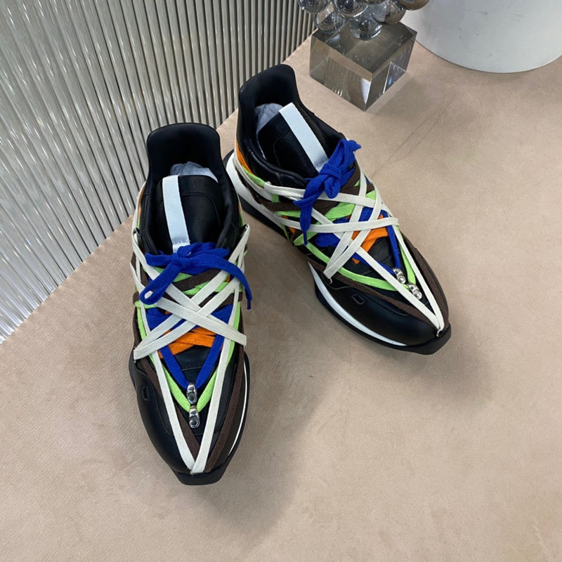 Multicolor Wrap-Lace Sneakers - Phantom Kicks