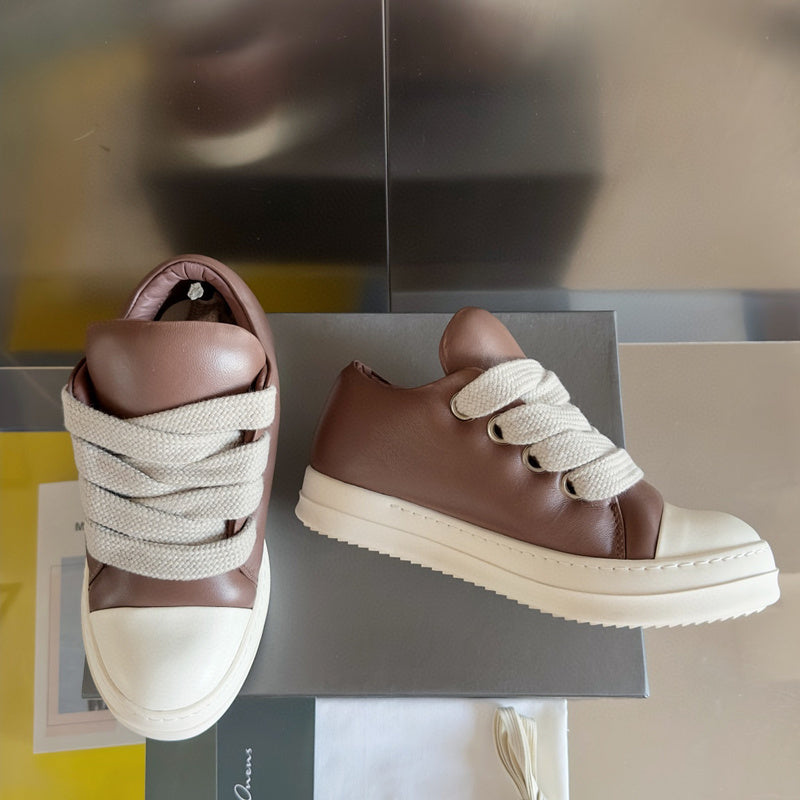 Rick Owens Brown Low-Top Sneakers - Phantom Kicks