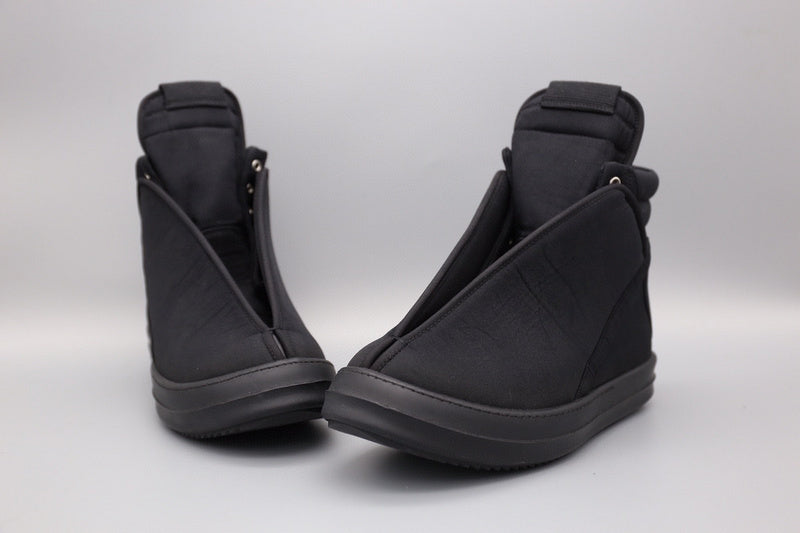 Rick Owens Black High-Top Wrap Sneakers - Phantom Kicks