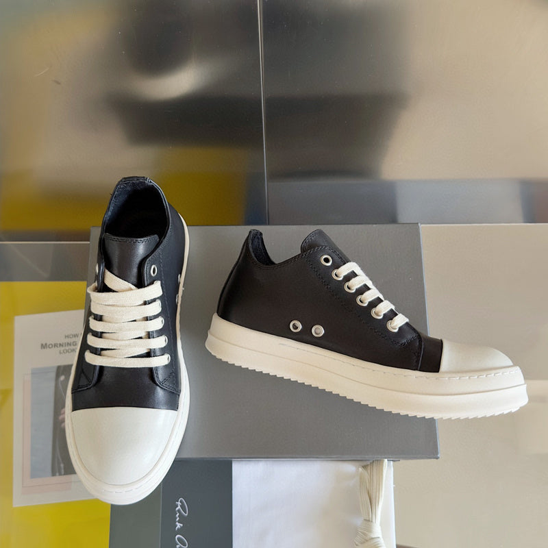 Rick Owens Black Low-Top Sneakers - Phantom Kicks