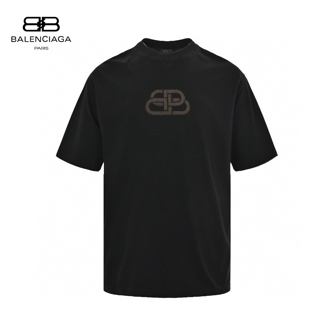 Balenciaga T-Shirt - Monochrome Logo - Phantom Kicks
