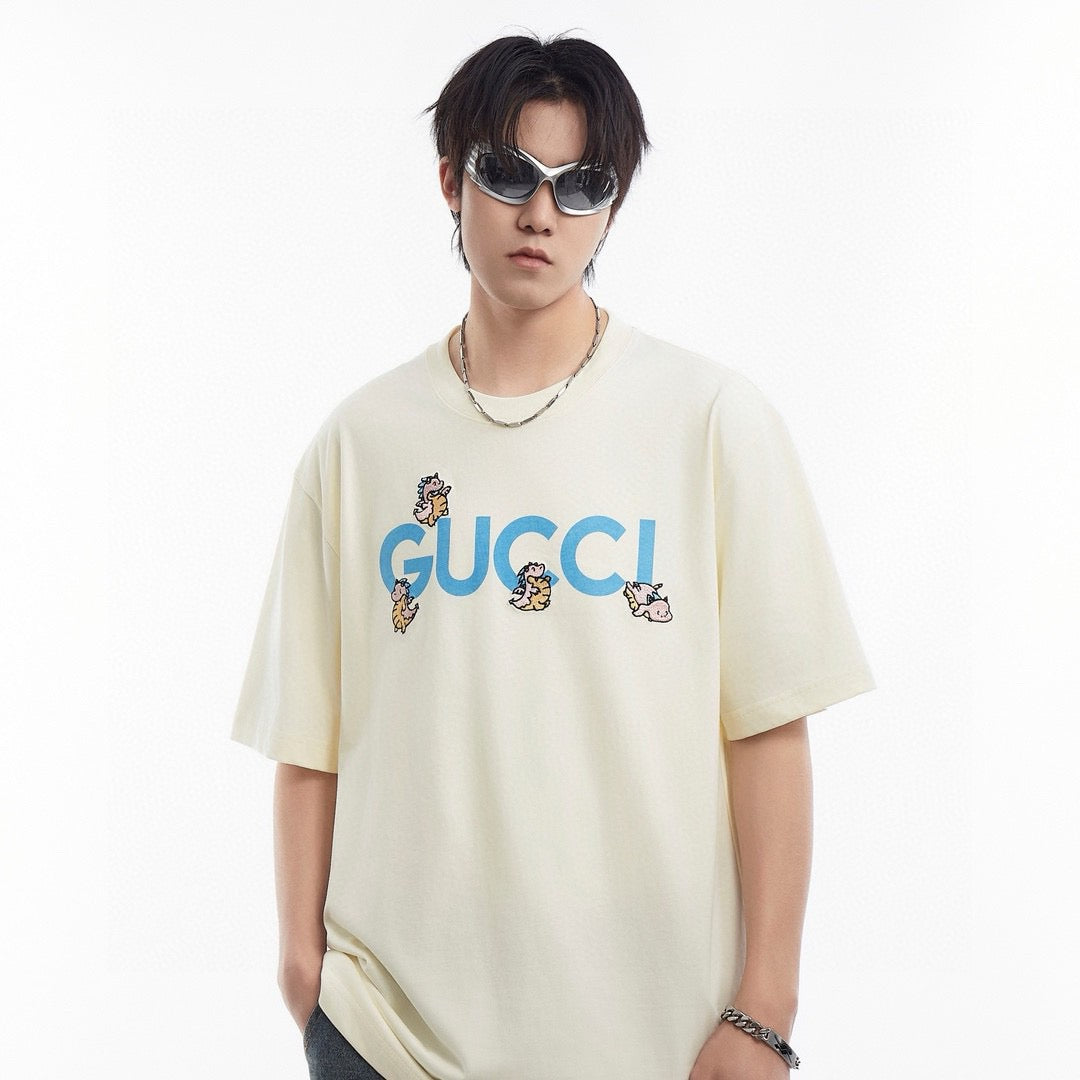Gucci Cherub Graphic T-Shirt - Phantom Kicks