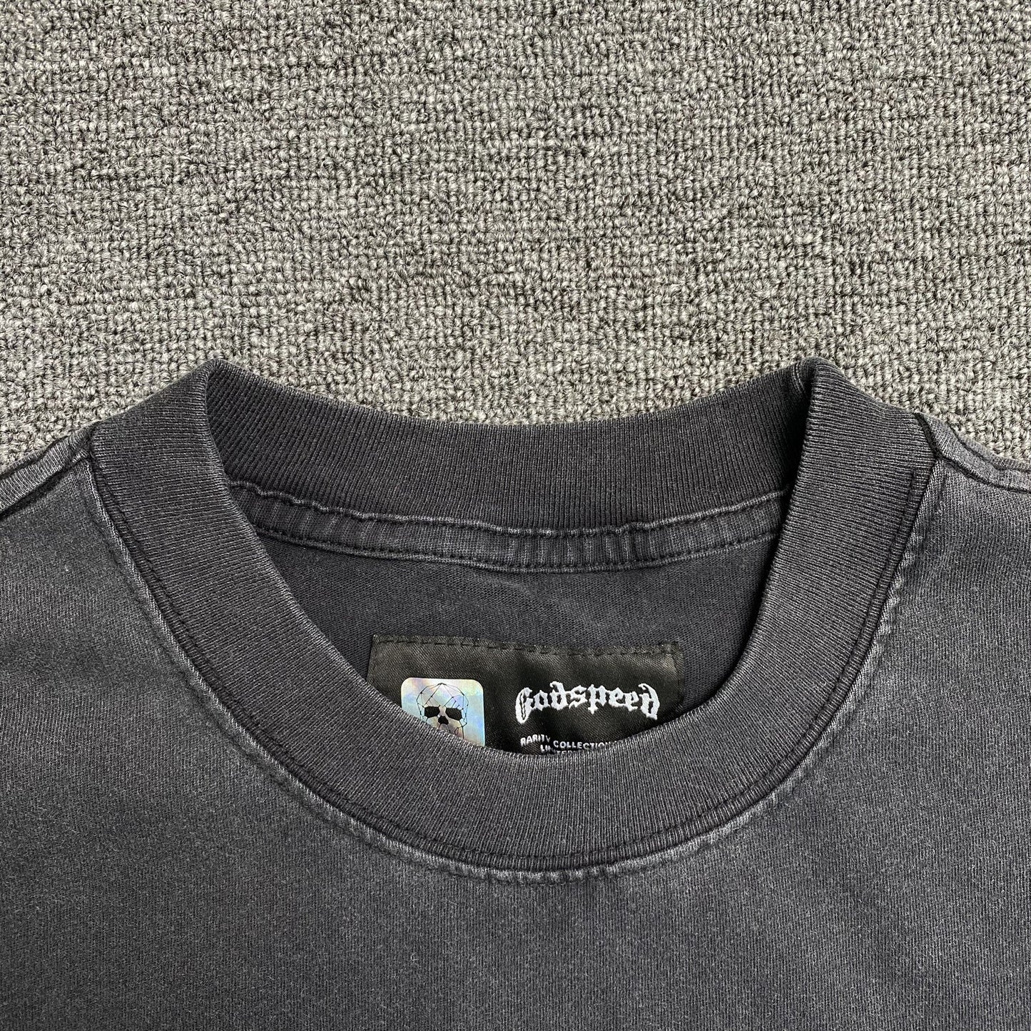 GODSPEED ARTIFICIAL LOVE T-SHIRT WASHED BLACK - Phantom Kicks