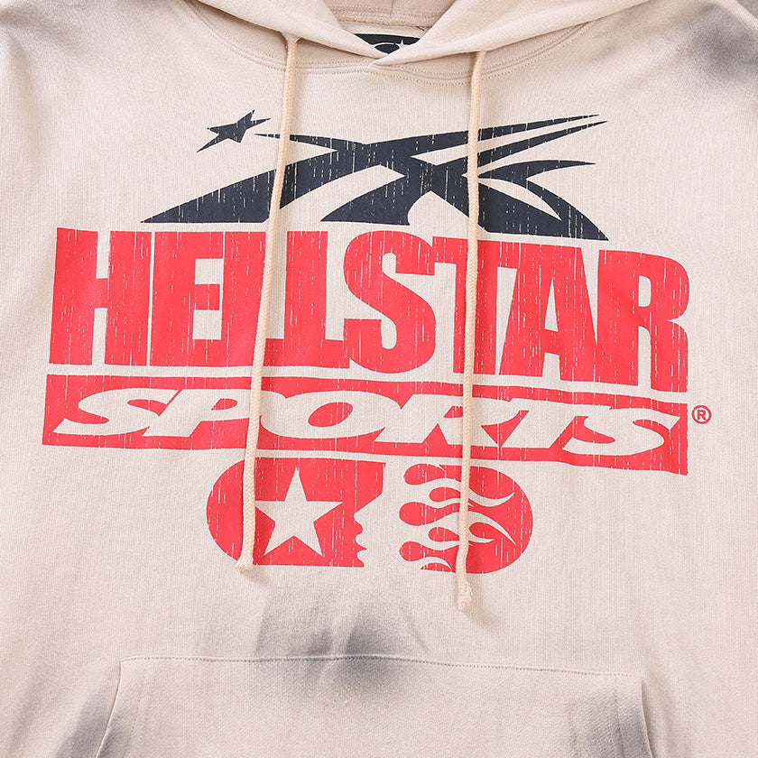 Hellstar "Sports" Beige Hoodie - Phantom Kicks