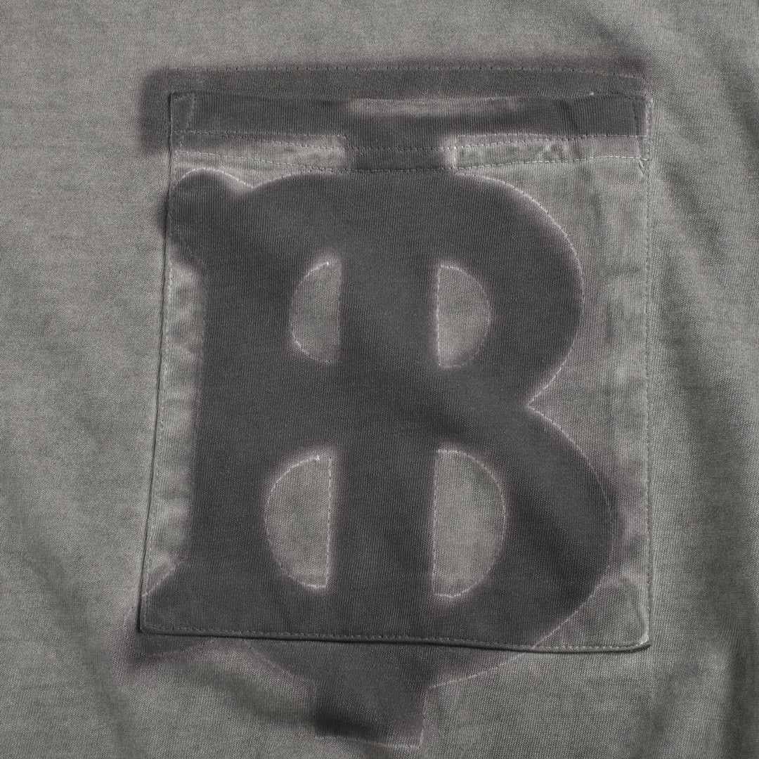 Burberry Grey T-Shirt with Logo - Phantom Kicks