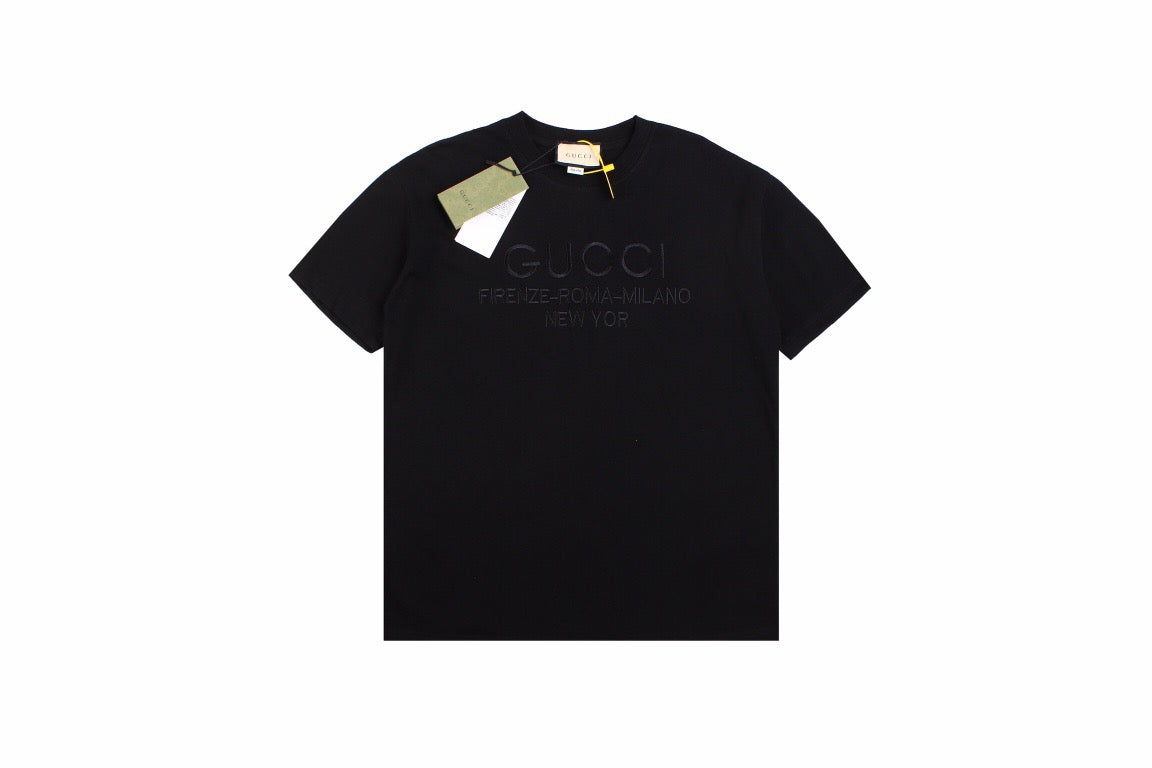 Gucci T-shirt with Embroidered Cities - Phantom Kicks