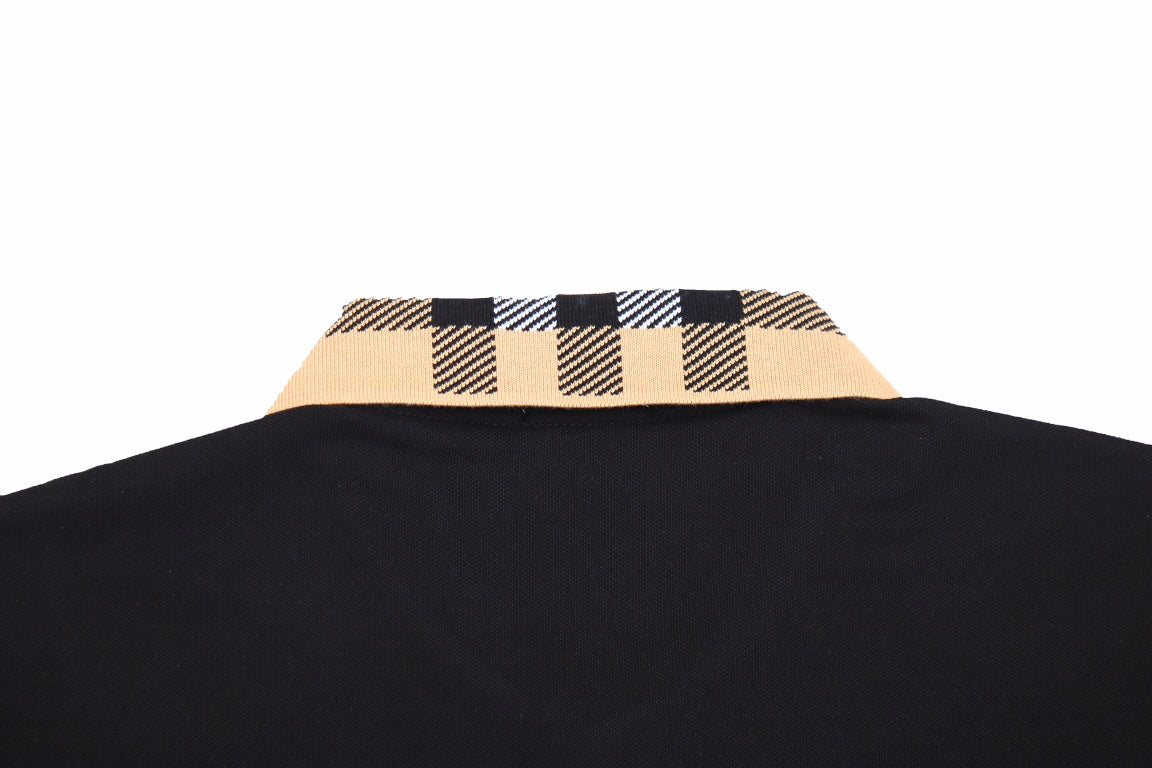 Burberry Polo Shirt (Black) - Phantom Kicks