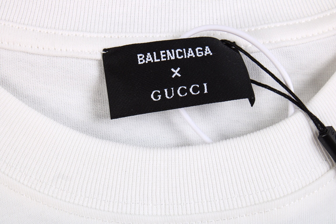 GUCCI x BALENCIAGA T-SHIRT WHITE - Phantom Kicks